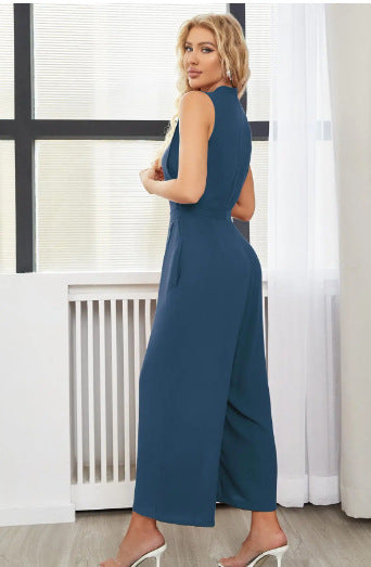 Damen Elegantes Wickelkleid mit nerfiger Detailverarbeitung Drune