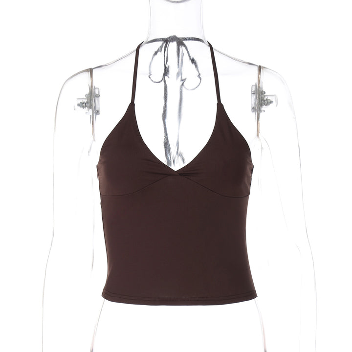Damen Neckholder-Top mit raffinierter Drapierung Drune
