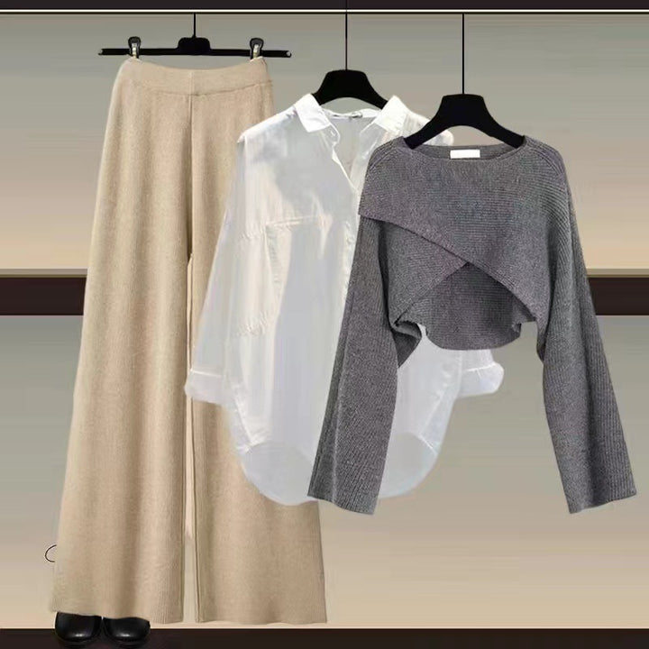 Drune - Bequemes dreiteiliges Langarmset