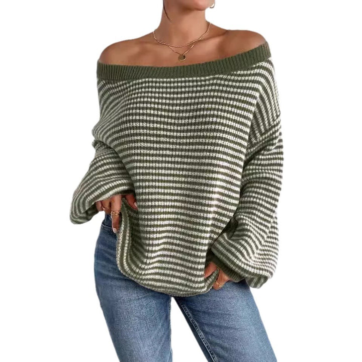 Damen Oversized Strickpullover Drune