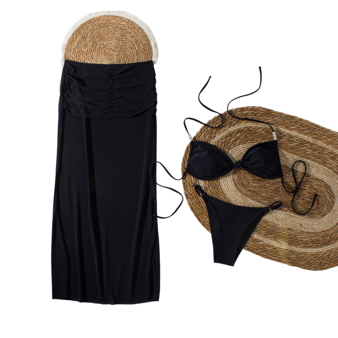 Damen Bikiniset mit elegantem Wickelrock Drune
