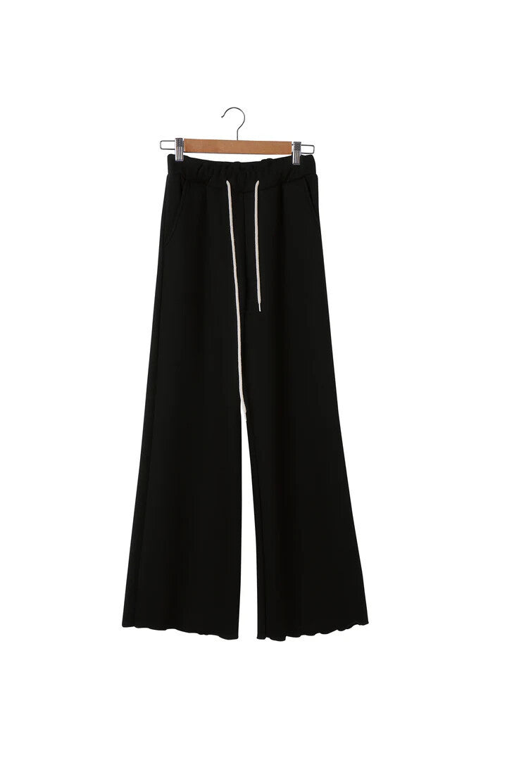 Damen weite Jersey-Hose mit elastischem Bund und praktischen Taschen Drune