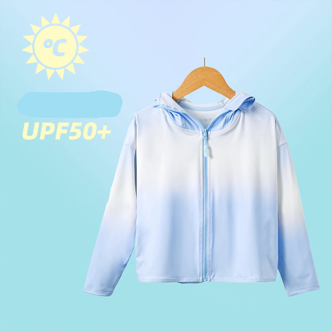 Damen UV-Schutzjacke mit atmungsaktivem Stoff und abnehmbarer Kapuze Drune