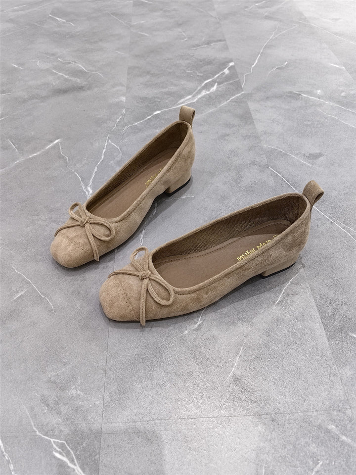 Damen Ballerinas mit dekorativem Schleifen-Detail Drune