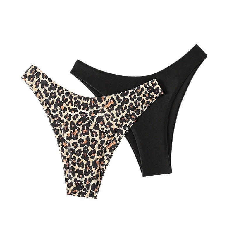 Damen Bikinihöschen-Set mit anpassbarem Schnitt und modischem Tiermotiv Drune