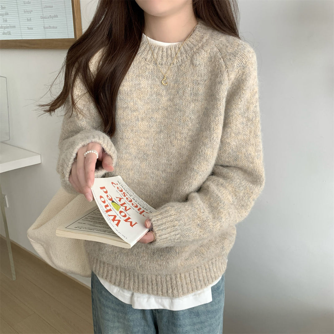 Damen Kuscheliger Oversized-Pullover Drune