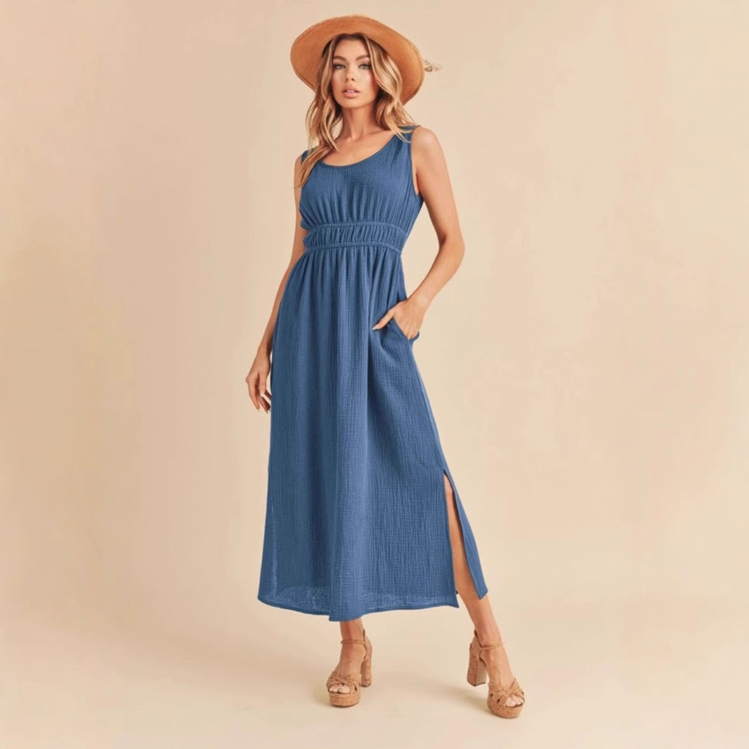 Damen Maxikleid Drune