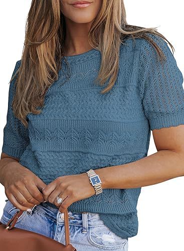 Damen Strickoberteil mit einzigartigem Strukturdesign Drune