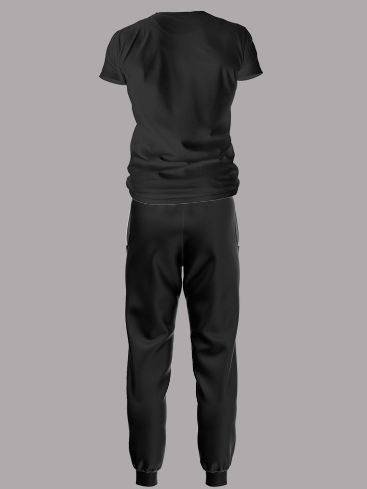 Damen Sportanzug mit motivierendem Aufdruck Drune