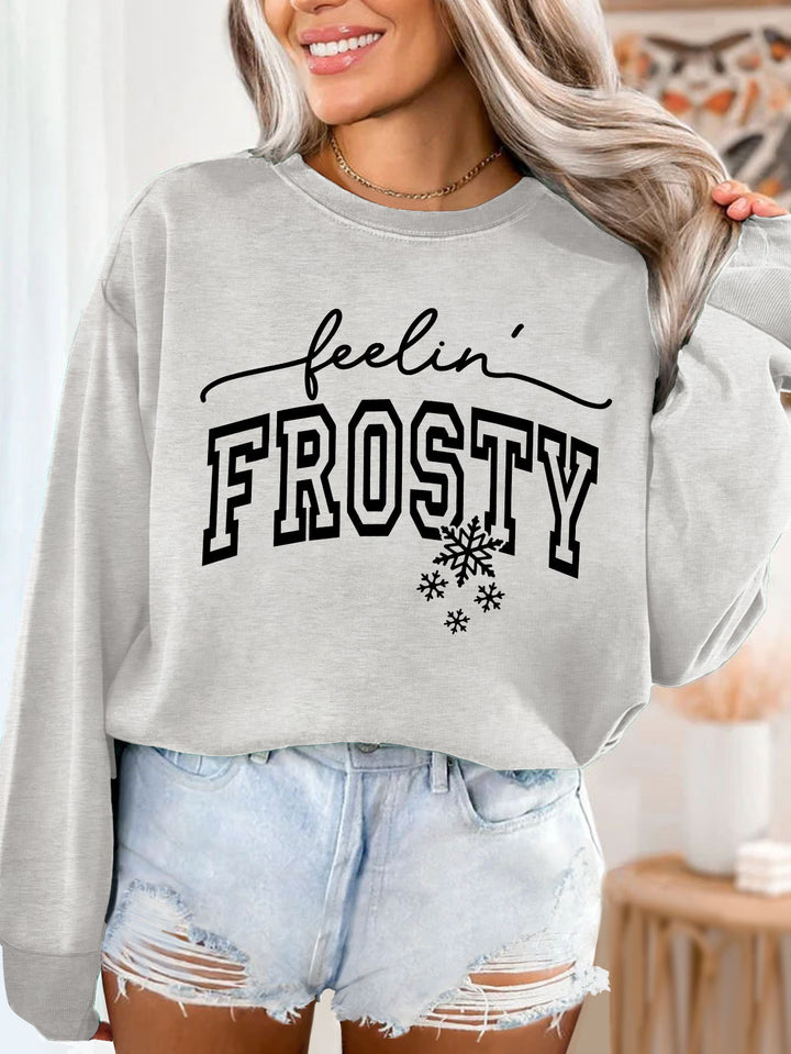 Damen Sweatshirt mit grafischem Aufdruck Drune