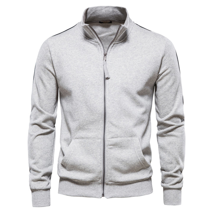 Herren Sportjacke mit hohem Kragen Drune
