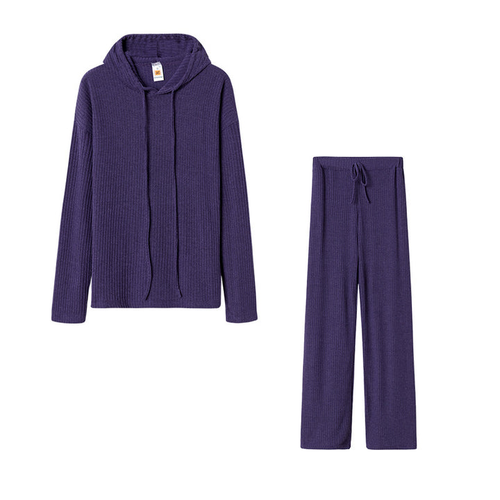 Damen Gemütlicher Pullover und Hose Set Drune