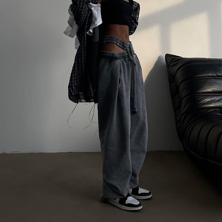 Damen Bequeme Freizeithose mit lässigem Schnitt Drune