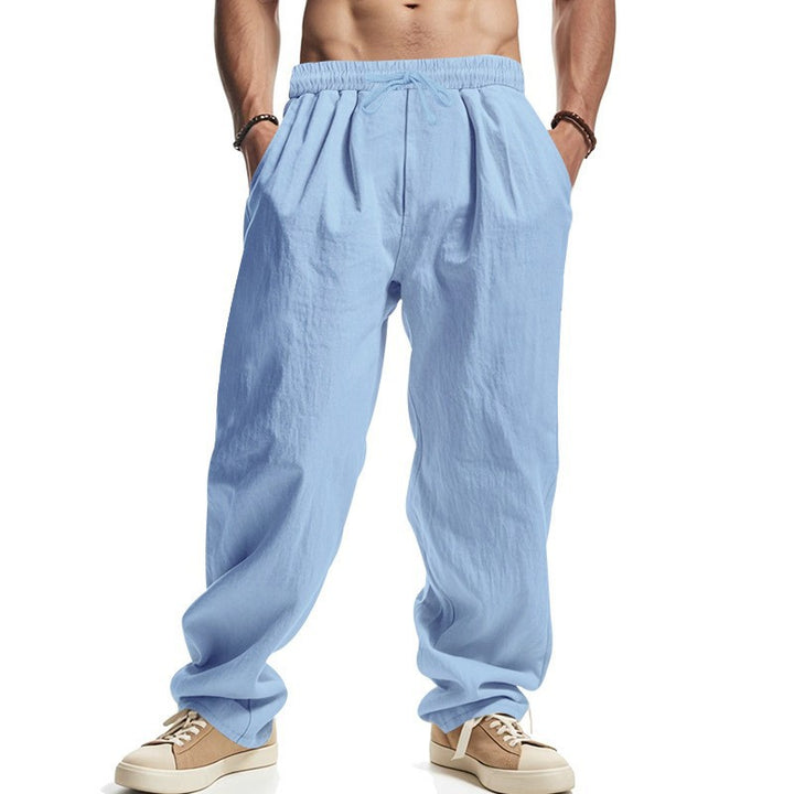 Herren Luftige Freizeithose mit elastischem Bund und Taschen Drune