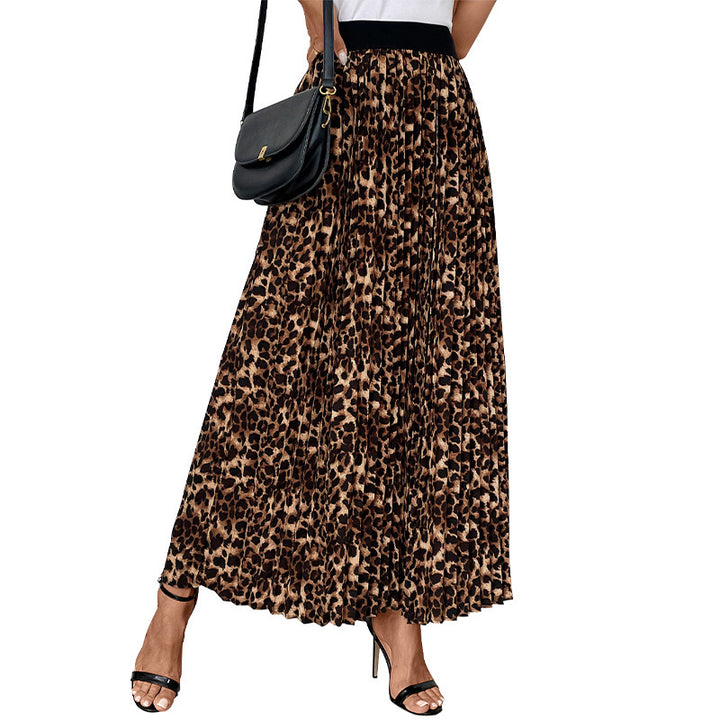 Damen Maxirock mit Leopardenmuster Drune