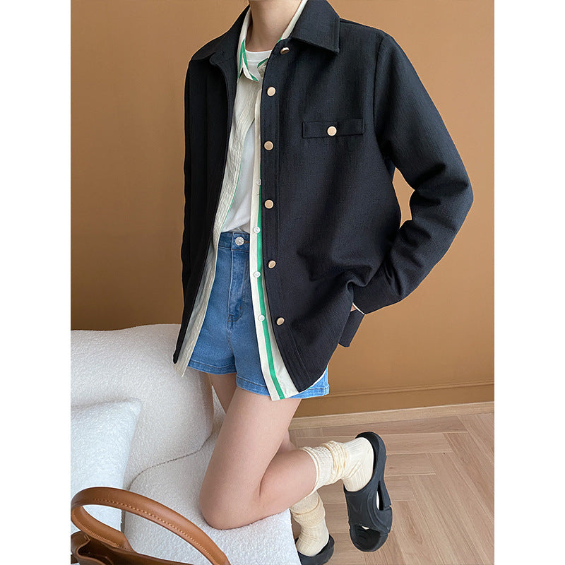Damen lässige Übergangsjacke mit modernen Details und funktionalem Design Drune