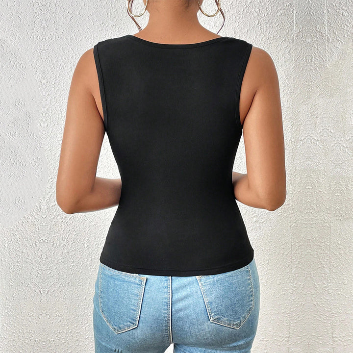 Damen asymmetrisches Top mit elegantem Design Drune