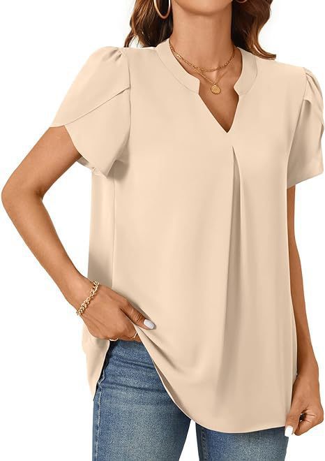 Damen Bluse mit eleganten Rüscheärmeln Drune