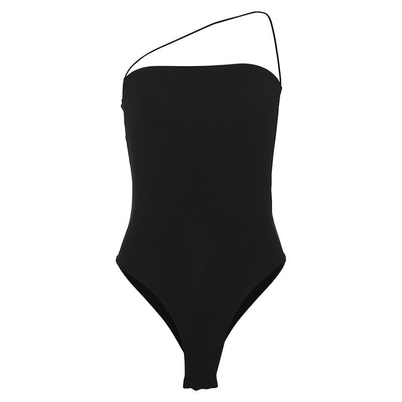 Damen Einseitiger Badeanzug mit figurbetonender Silhouette Drune
