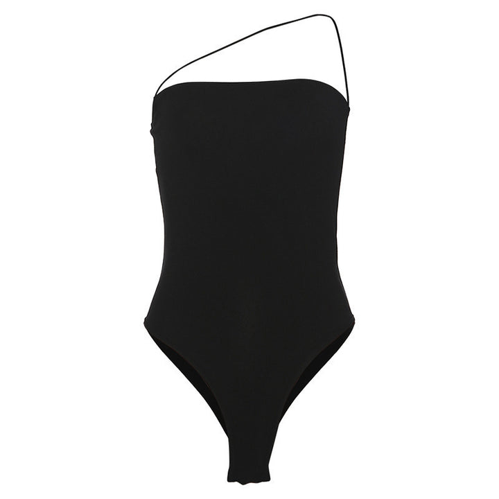 Damen Einseitiger Badeanzug mit figurbetonender Silhouette Drune