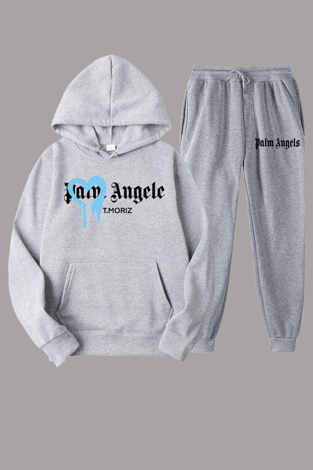 Damen lässiges Hoodie und Jogginghose Set mit kreativem Grafikdesign Drune