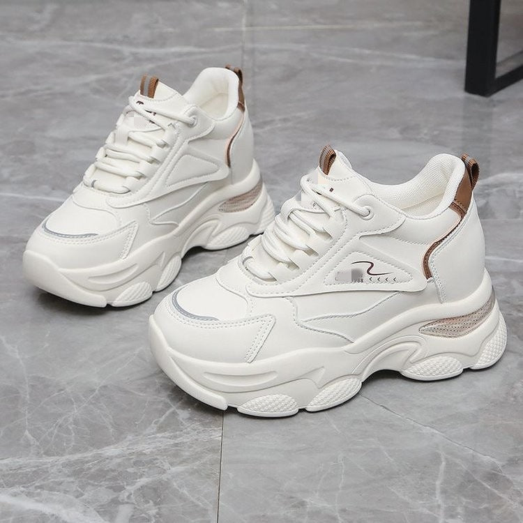 Damen Sportliche Chunky Sneakers mit atmungsaktiven Einsätzen und komfortabler Dämpfung Drune