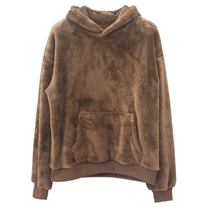 Herren kuscheliger Fleece-Hoodie Drune