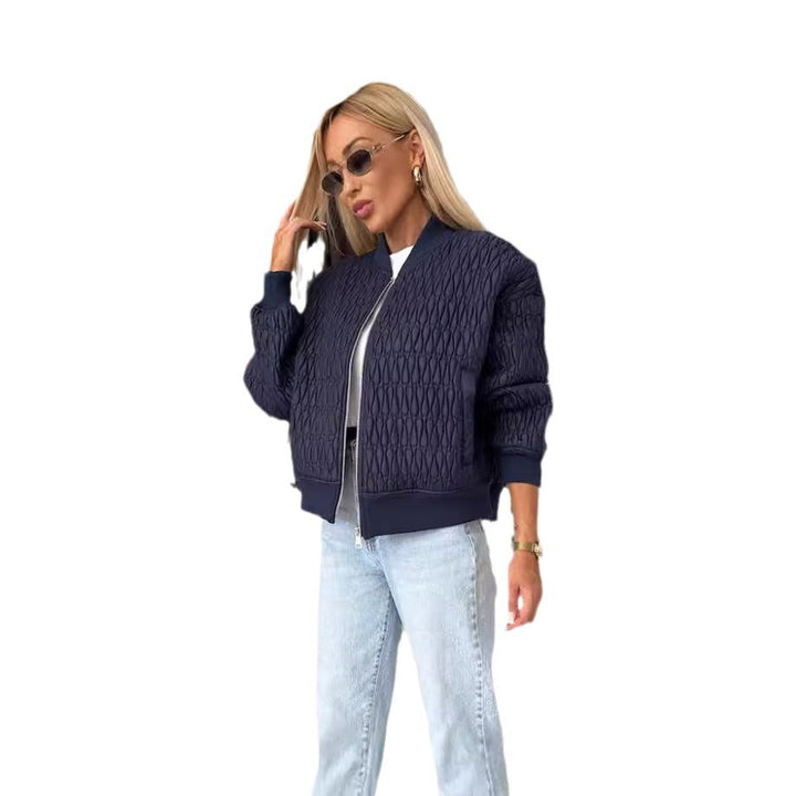 Damen elegante Steppjacke mit voluminösen Ärmeln Drune