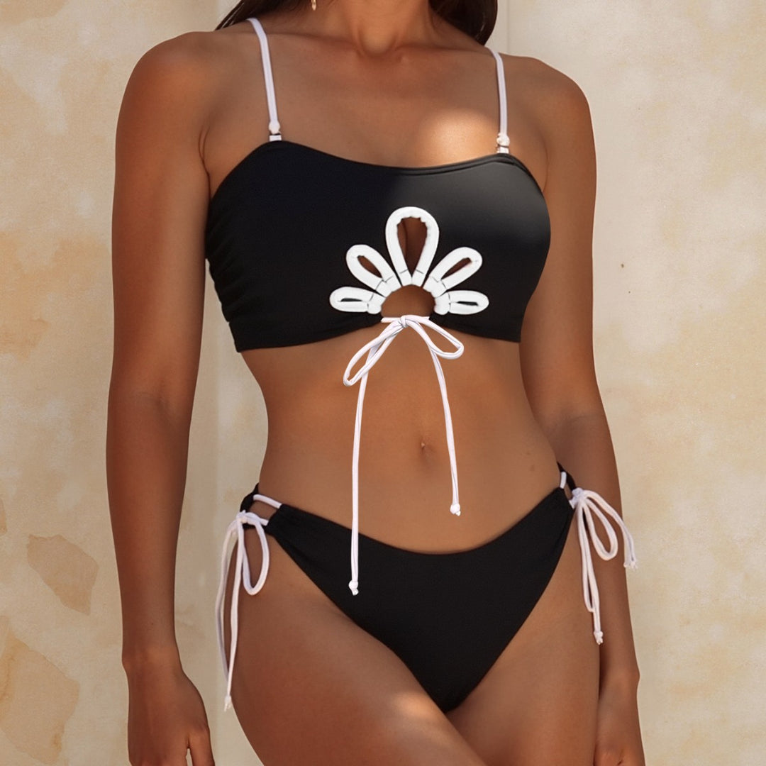 Damen Bikini-Set mit modischem Schnitt und dekorativem Cut-Out Drune
