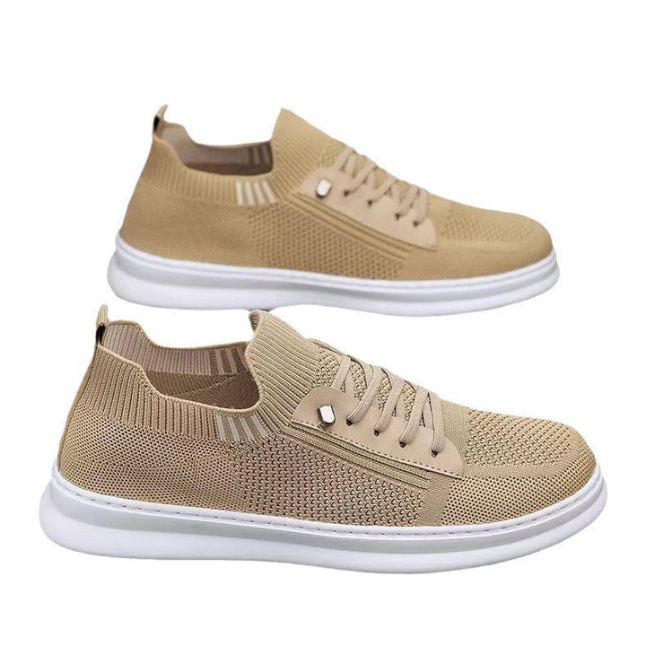 Damen Atmungsaktive Freizeit Sneakers mit elastischen Einsätzen Drune