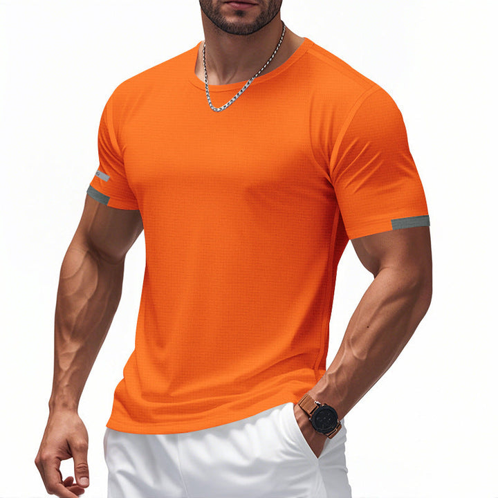 Herren Funktions-T-Shirt mit atmungsaktivem Design und reflektierenden Details Drune