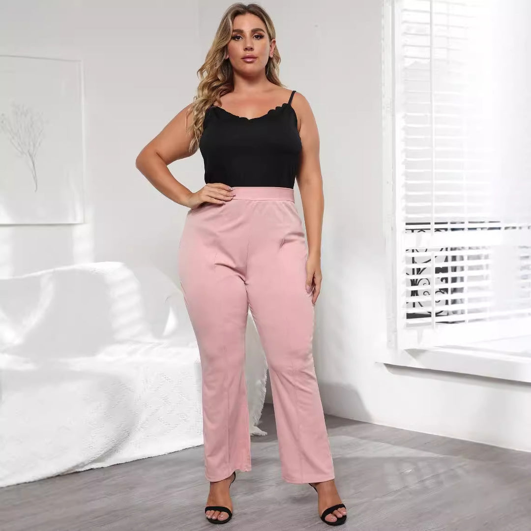 Damen Elegante Hochbundhose mit bequemem Schnitt Drune