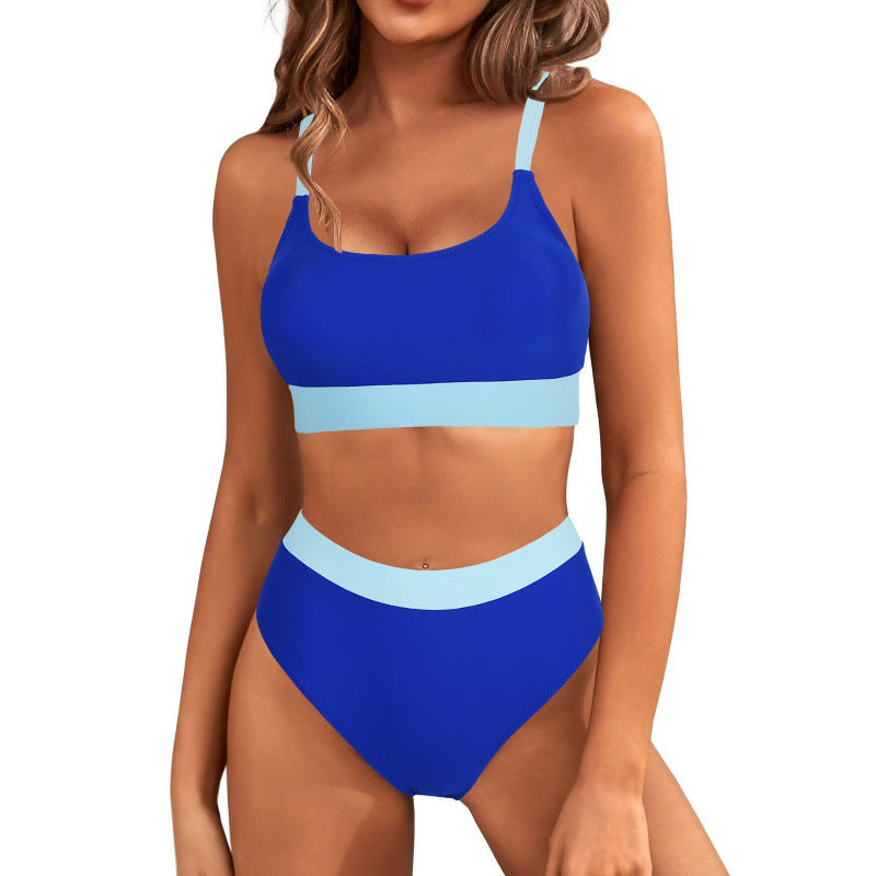 Damen Bikini-Set mit hohem Bund und sportlichem Schnitt Drune