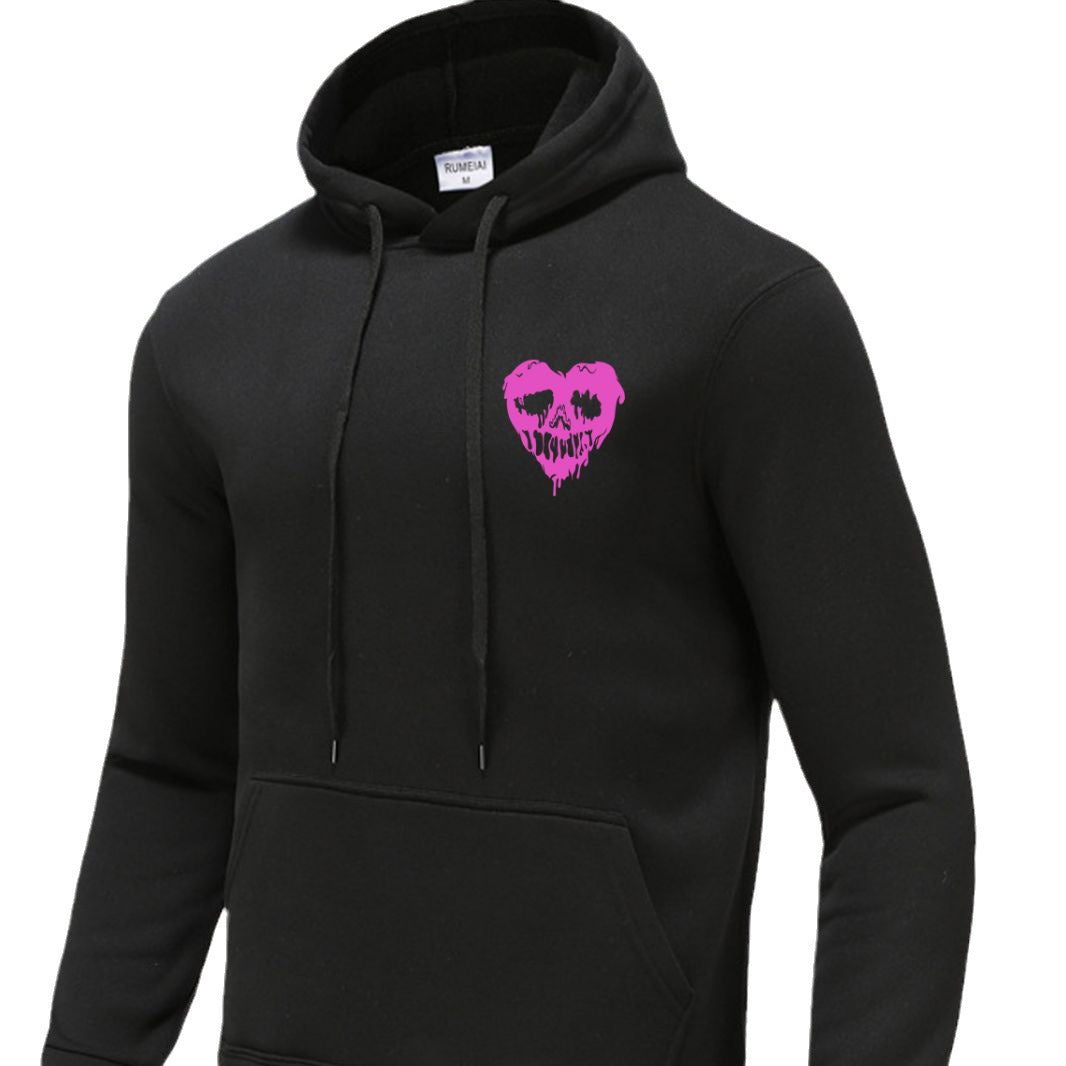 Herren Kapuzenpullover mit einzigartigem Totenkopfdesign Drune