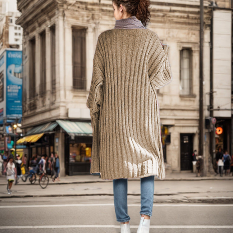Damen Strickmantel Drune