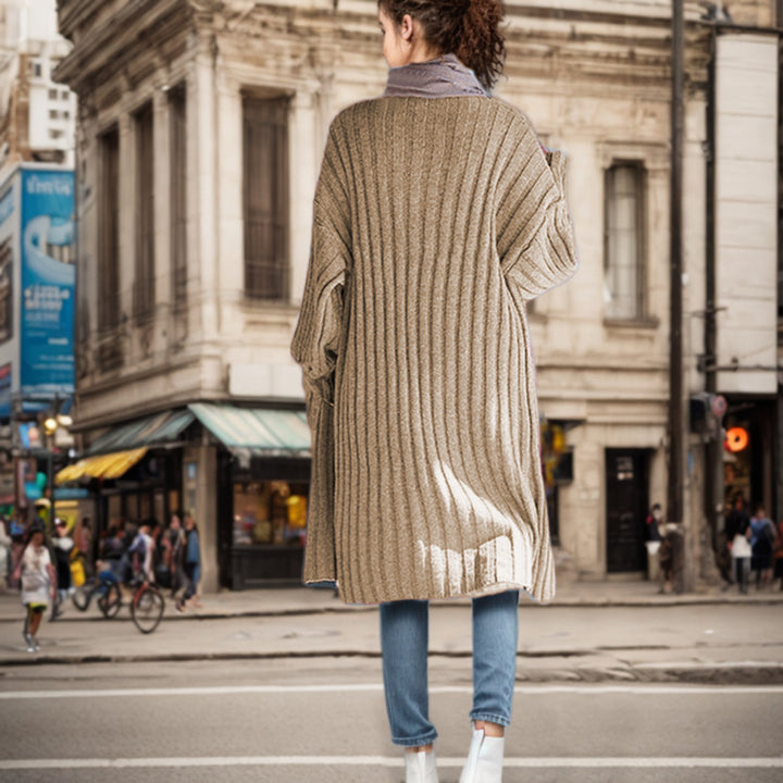 Damen Strickmantel Drune