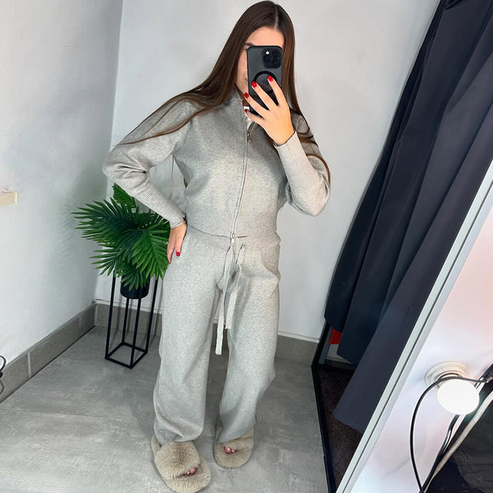 Damen Strick-Loungewear-Set Drune