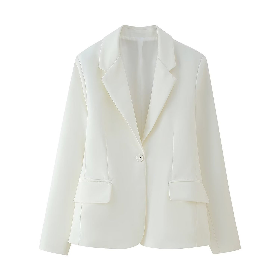 Damen elegante Blazerjacke mit eingefassten Taschen und modernem Schnitt Drune
