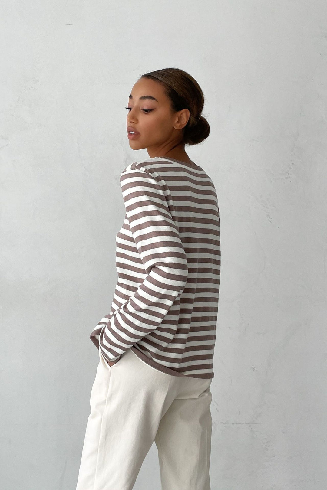 Drune | Klassischer Gestreifter Pullover