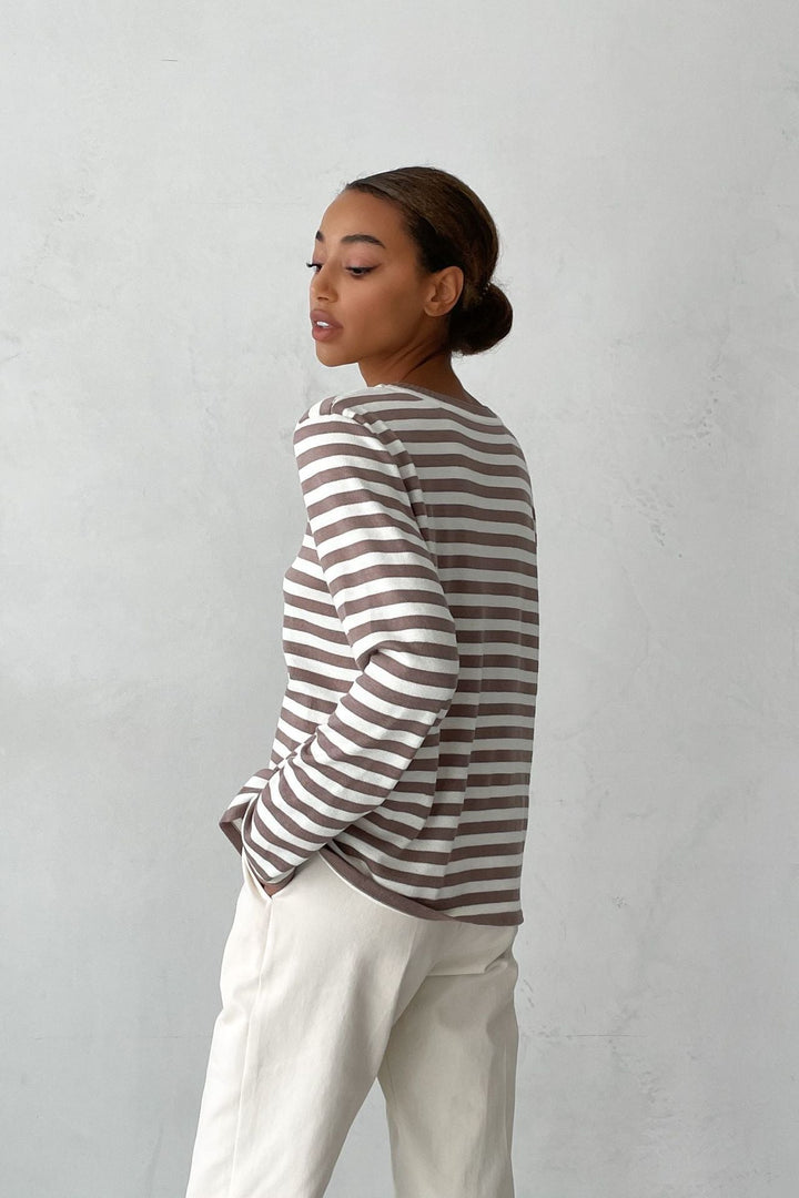 Drune | Klassischer Gestreifter Pullover