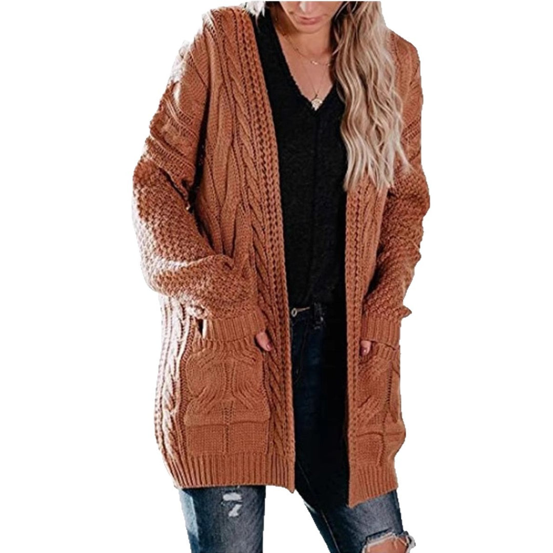 Damen Grobstrick Cardigan Drune