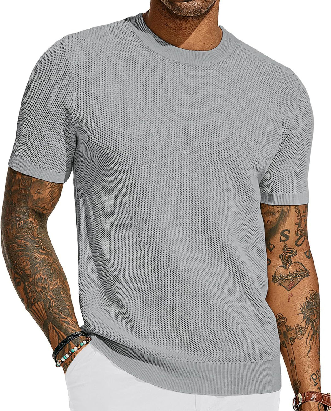 Herren atmungsaktives Netz-T-Shirt Drune