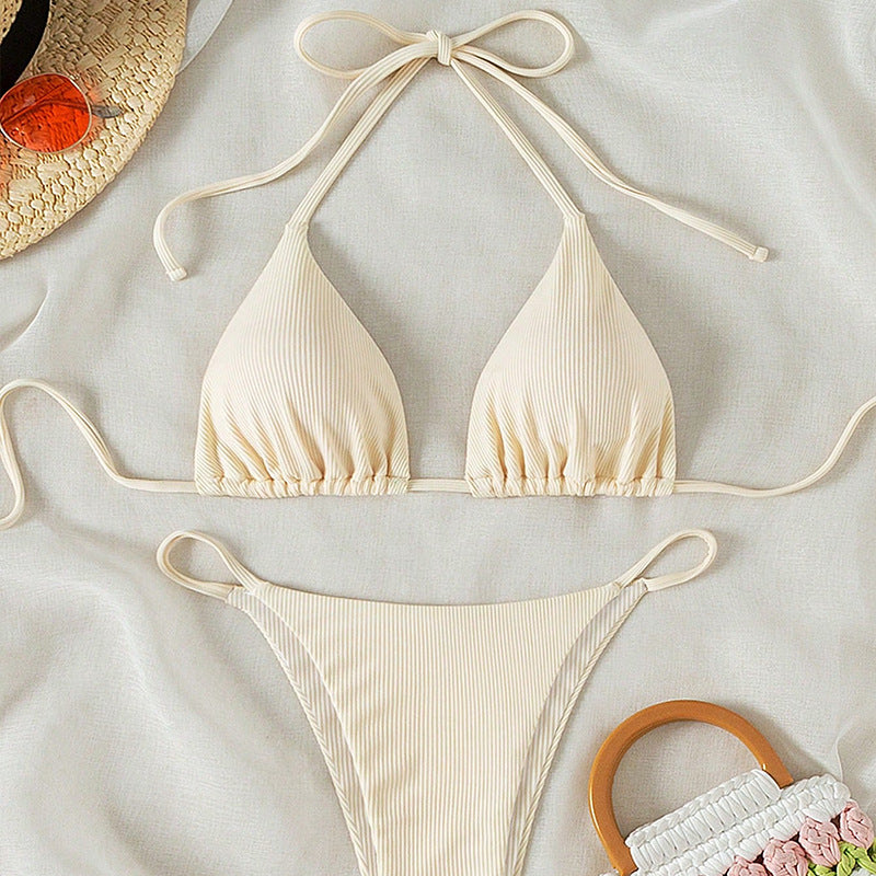 Damen Triangel-Bikini mit feinen Rüschendetails Drune