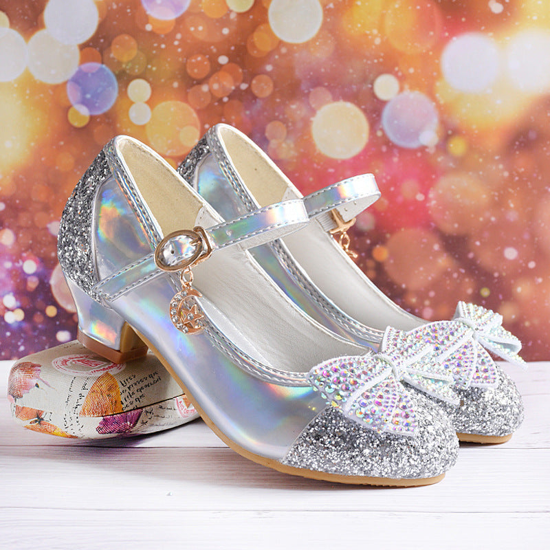 Mädchen Elegante Ballerinas mit Schmuckapplikationen Drune