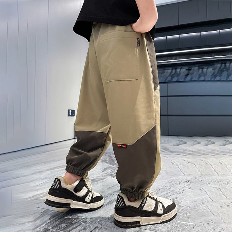Herren Jogginghose mit modischen Details Drune
