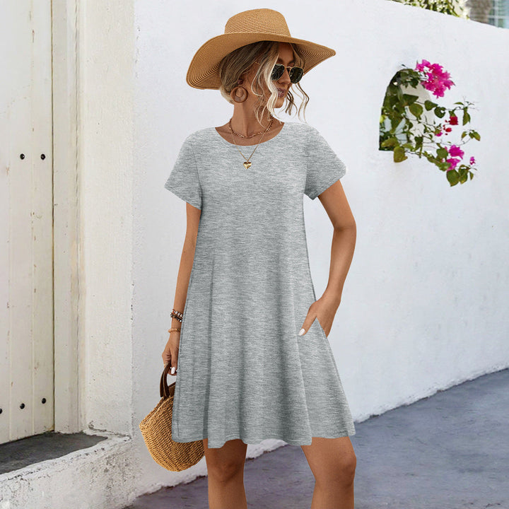 Damen Freizeitkleid mit praktischen Taschen und lockerem Schnitt Drune