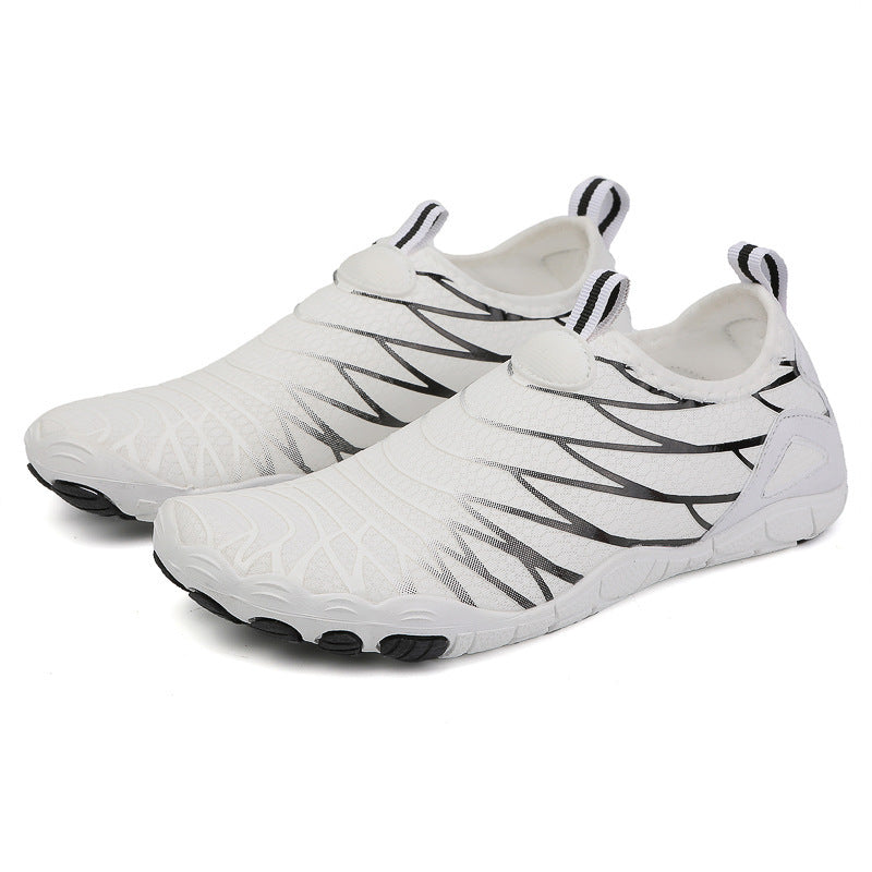 Herren nan elastischer Schlupfsneaker für Küste und Boot mit nahtlosem elastischem Obermaterial, verstärkter Zehenschale und griffiger Mehrzonen-Sohle Drune