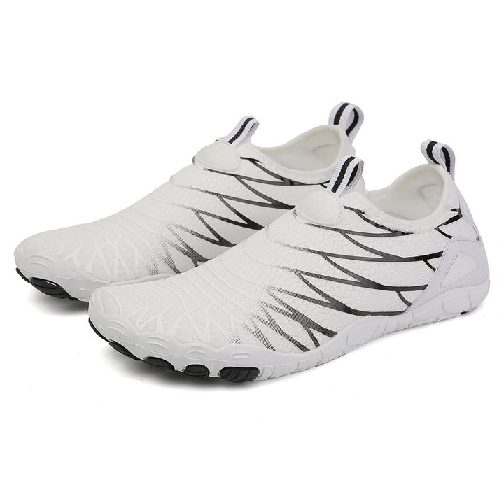 Herren nan elastischer Schlupfsneaker für Küste und Boot mit nahtlosem elastischem Obermaterial, verstärkter Zehenschale und griffiger Mehrzonen-Sohle Drune