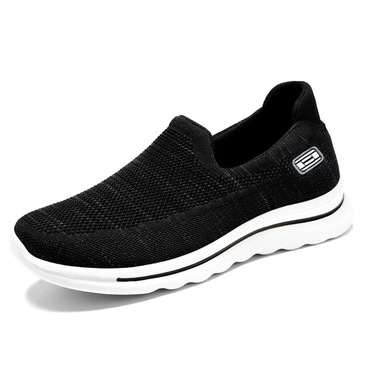 Damen nan Strick-Slip-On Komfortsneaker mit herausnehmbarem Memory-Fußbett und stoßdämpfender EVA-Zwischensohle Drune