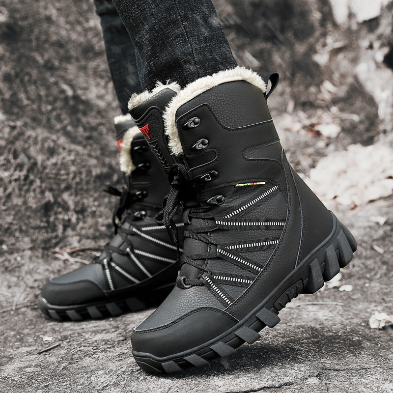 Damen Winterstiefel mit rutschfester Sohle und isolierendem Futter Drune